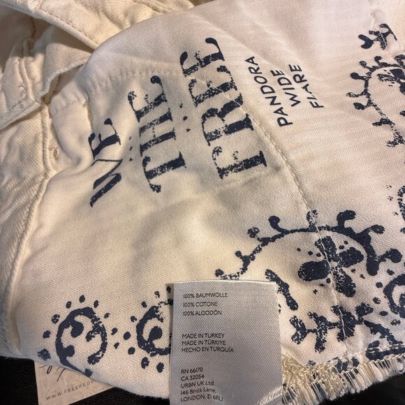 NWT Free People Pandora Wide-Leg Jeans Sz 27 - Picture 14 of 17